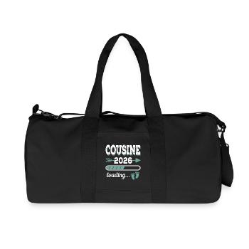 Cousin 2026 Loading Big Cousin - Recycled Canvas Sports Bag by Stanley/Stella - black - Front