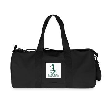 Golf et café – Le swing parfait - Sac de sport en toile recyclée Stanley/Stella - noir - Devant