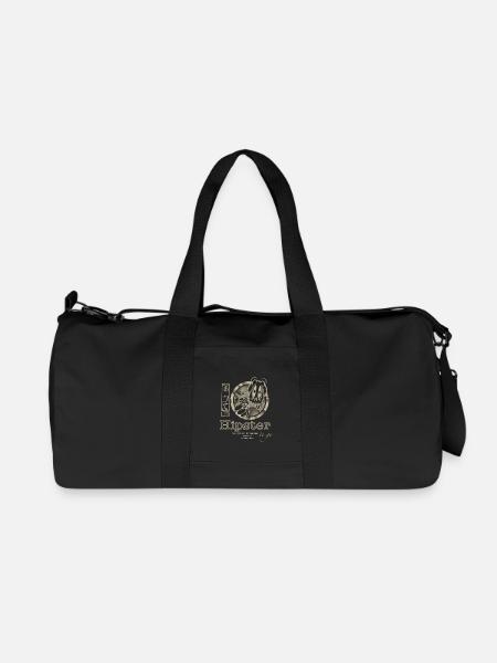 Café hipster à emporter - Sac de sport en toile recyclée Stanley/Stella - noir