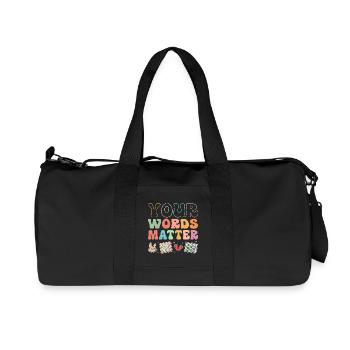 Sonderschule Lehrer Förderschule Pädagoge - Recycelte Canvas-Sporttasche von Stanley/Stella - Schwarz - Vorne