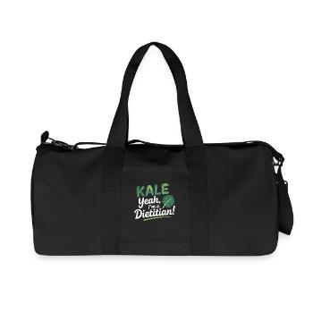 Registered Dietitian Expert Food Science Apparel  - Recycled Canvas Sports Bag by Stanley/Stella - black - Front