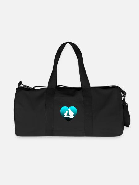 feline - Recycled Canvas Sports Bag by Stanley/Stella - black