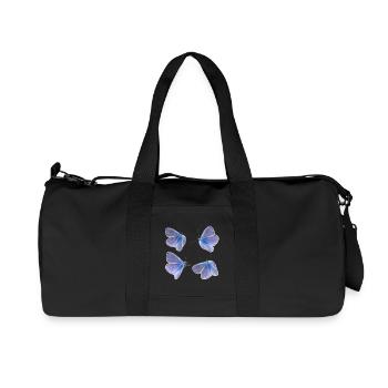 Quatre Blues - Sac de sport en toile recyclée Stanley/Stella - noir - Devant