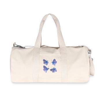 Quatre Blues - Sac de sport en toile recyclée Stanley/Stella - blanc naturel - Devant