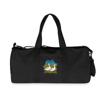 Geese - Recycled Canvas Sports Bag by Stanley/Stella - black - Front