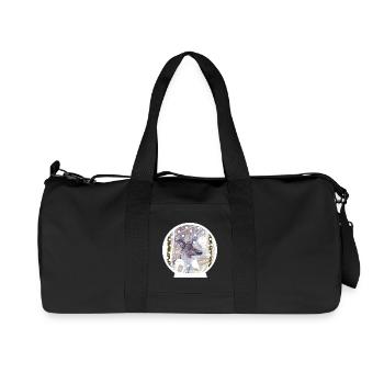 Snow Globe Deer - Recycled Canvas Sports Bag by Stanley/Stella - black - Front