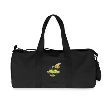Olivenöl Experte - Recycelte Canvas-Sporttasche von Stanley/Stella - Schwarz - Vorne