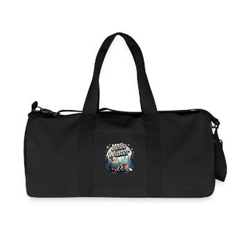 Ski Skiing Skier - Recycled Canvas Sports Bag by Stanley/Stella - black - Front
