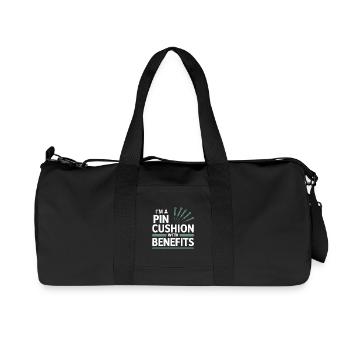 Lizenzierter TCM-Praktizierender Experte in therapeutischer Betreuung - Recycelte Canvas-Sporttasche von Stanley/Stella - Schwarz - Vorne