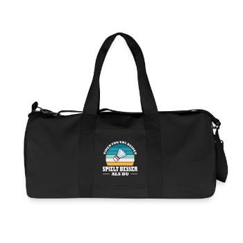 Joueur de badminton offre des tenues de badminton - Sac de sport en toile recyclée Stanley/Stella - noir - Devant