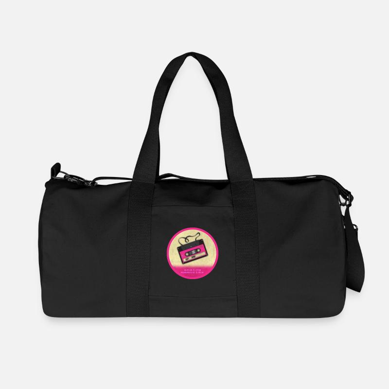 analog_memories - Recycelte Canvas-Sporttasche von Stanley/Stella - Schwarz