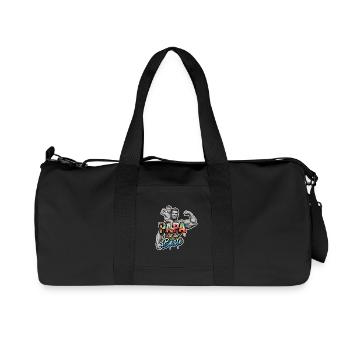 DAD IS THE BEST - Recycled Canvas Sports Bag by Stanley/Stella - black - Front