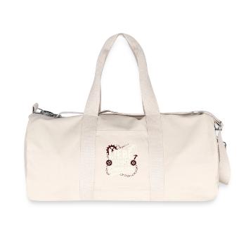 Liebe Ohne Grenzen Gear - Recycelte Canvas-Sporttasche von Stanley/Stella - Naturweiß - Vorne