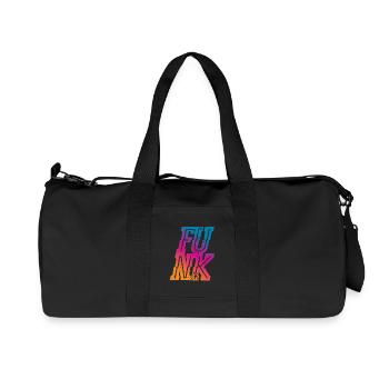Funk - Recycelte Canvas-Sporttasche von Stanley/Stella - Schwarz - Vorne