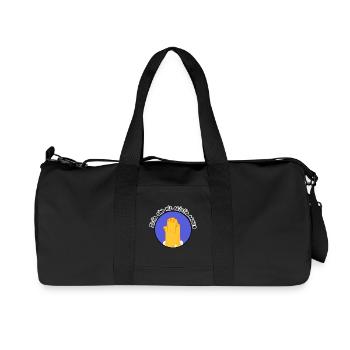 Prayer Hands Circle – Spiritual Power - Recycled Canvas Sports Bag by Stanley/Stella - black - Front