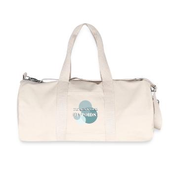 YOUR OPINION HAS NO WEIGHT. - Recycled Canvas Sports Bag by Stanley/Stella - natural - Front