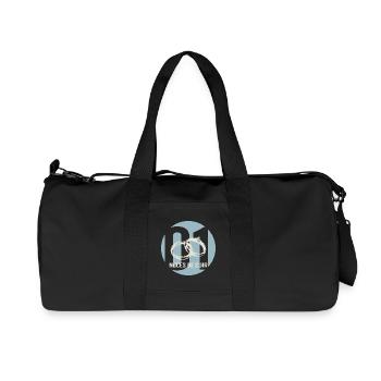Idée Cadeau Couple 1 Année de Mariage  - Sac de sport en toile recyclée Stanley/Stella - noir - Devant