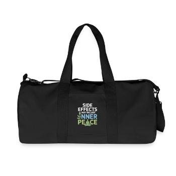 Naturopath Side Effects Inner Peace Professional  - Recycled Canvas Sports Bag by Stanley/Stella - black - Front