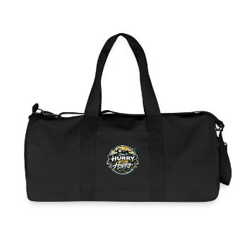 Dont Hurry Be Happy Sloth - Recycelte Canvas-Sporttasche von Stanley/Stella - Schwarz - Vorne