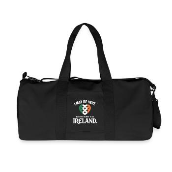 T-shirt Heart in Ireland Pride - Sac de sport en toile recyclée Stanley/Stella - noir - Devant