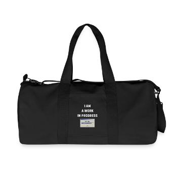 Work in progress – Loading bar - Recycled Canvas Sports Bag by Stanley/Stella - black - Front