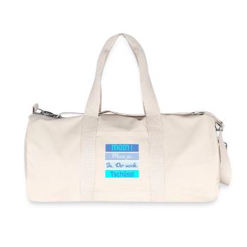 Chat Moin Bye - Recycled Canvas Sports Bag by Stanley/Stella - natural - Front