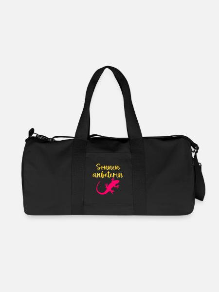 Adorateur du Soleil Lézard Soleil d’été - Sac de sport en toile recyclée Stanley/Stella - noir