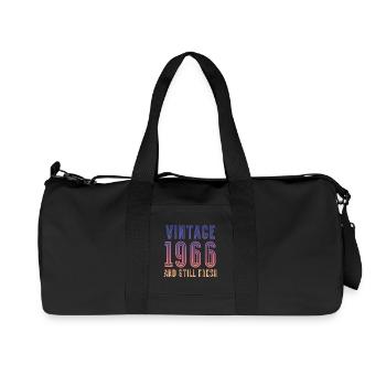 Millésime 1966 - Sac de sport en toile recyclée Stanley/Stella - noir - Devant