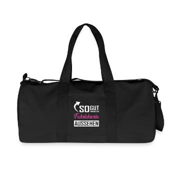 Seul un moniteur de conduite peut être aussi beau - Sac de sport en toile recyclée Stanley/Stella - noir - Devant