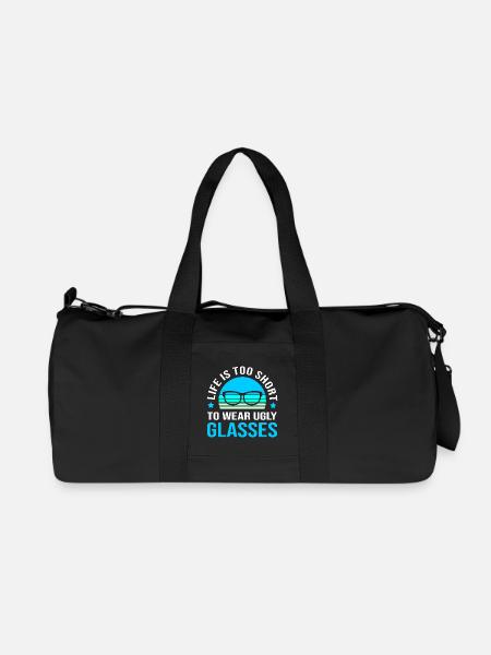 Optiker Augenarzt Optik - Recycelte Canvas-Sporttasche von Stanley/Stella - Schwarz
