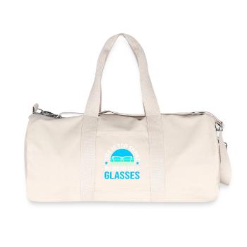 Optician Ophthalmologist Optics - Recycled Canvas Sports Bag by Stanley/Stella - natural - Front