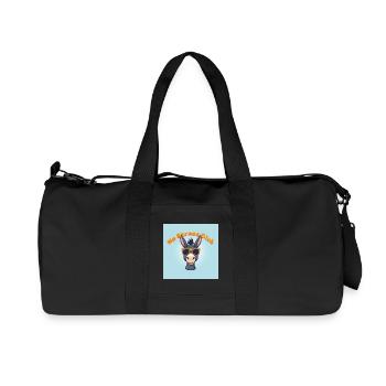 No Stress Club Donkey - Recycled Canvas Sports Bag by Stanley/Stella - black - Front