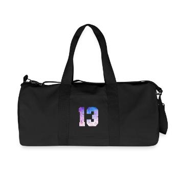 Issue 13 – 13th Anniversary Gift - Recycled Canvas Sports Bag by Stanley/Stella - black - Front