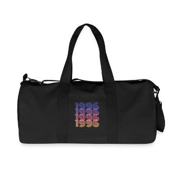 30e anniversaire 1996 - Sac de sport en toile recyclée Stanley/Stella - noir - Devant