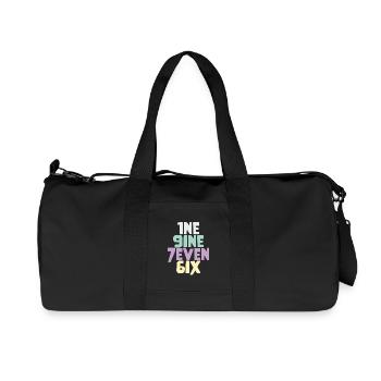 Millésime 1976 - Sac de sport en toile recyclée Stanley/Stella - noir - Devant