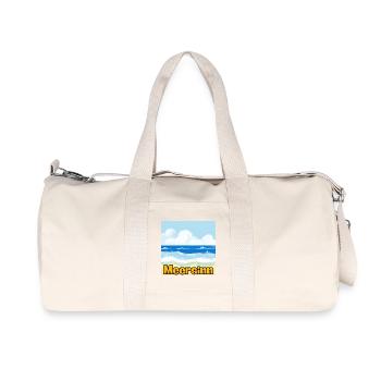 MEERSINN – BEACH, HOLIDAY & SUN VIBES! 🏖️ - Recycled Canvas Sports Bag by Stanley/Stella - natural - Front