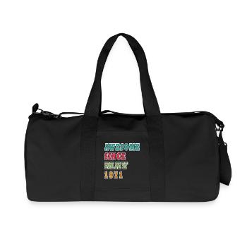 Awesome Since May 1971 - Recycled Canvas Sports Bag by Stanley/Stella - black - Front