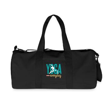 Yoga - Recycelte Canvas-Sporttasche von Stanley/Stella - Schwarz - Vorne