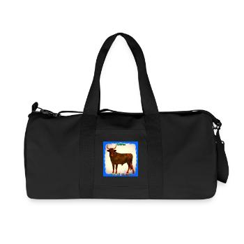 bull - Recycled Canvas Sports Bag by Stanley/Stella - black - Front