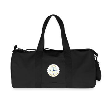 Time is freedom - Recycled Canvas Sports Bag by Stanley/Stella - black - Front