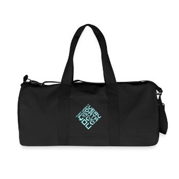Ce n’était pas très axé sur les données de ta part, nerd drôle - Sac de sport en toile recyclée Stanley/Stella - noir - Devant