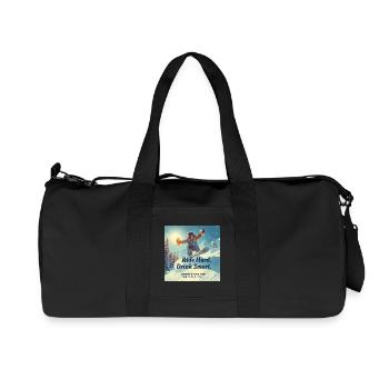 Rouler Hard Drink Smart Mountain Fun - Sac de sport en toile recyclée Stanley/Stella - noir - Devant