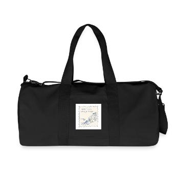 Costiera Amalfitana Küstenzauber - Recycelte Canvas-Sporttasche von Stanley/Stella - Schwarz - Vorne