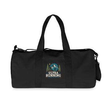 Ultra Running - Like Running, But With a Snacks - Recycled Canvas Sports Bag by Stanley/Stella - black - Front