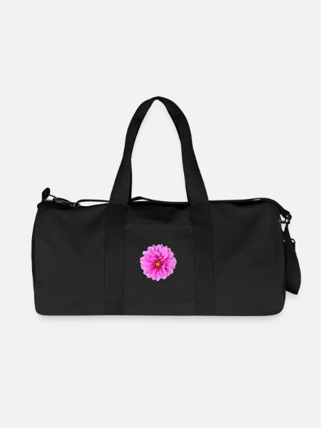 Vibrant_Pink_Dahlia_Flower_Wall_Art_Print - Recycelte Canvas-Sporttasche von Stanley/Stella - Schwarz