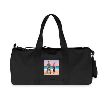 Collection de dessins animés GIDAGI Fitness - Sac de sport en toile recyclée Stanley/Stella - noir - Devant