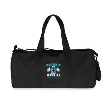 85 Jahre 85. Geburtstag Mann Frau 85 Jahre - Recycelte Canvas-Sporttasche von Stanley/Stella - Schwarz - Vorne