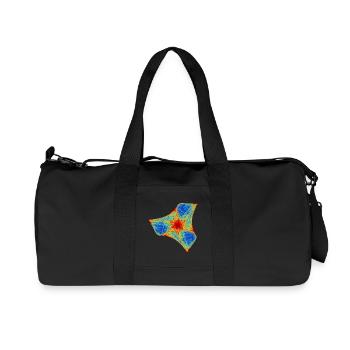 Fire Boomerang – Chaos Theory - Recycled Canvas Sports Bag by Stanley/Stella - black - Front