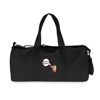 Bonne Chance Chien - Sac de sport en toile recyclée Stanley/Stella - noir - Devant