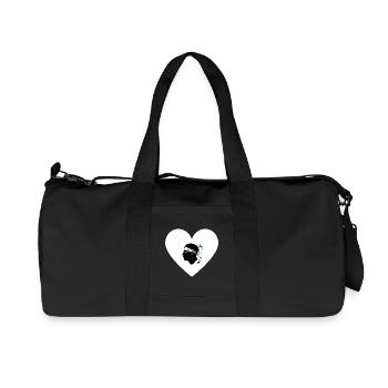 Korsika-Liebe - Recycelte Canvas-Sporttasche von Stanley/Stella - Schwarz - Vorne